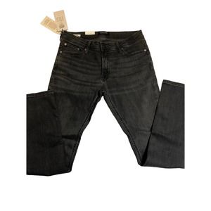 Jack & Jones Gray Denim Jeans 31 inch waist Super Stretch Skinny Liam
